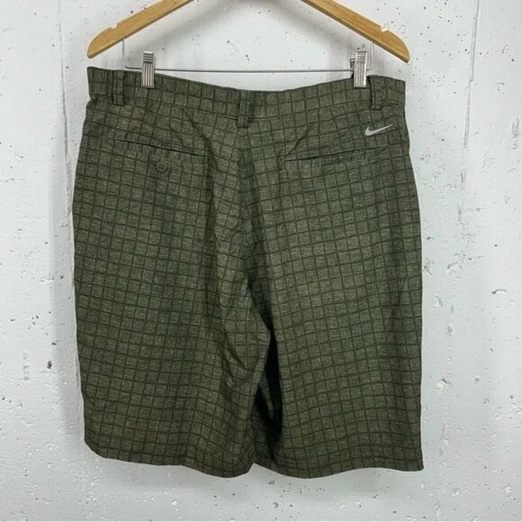 Lot of 4 Nike Men’s size 36 Plaid Tan White Gray Green Shorts - Picture 11 of 16
